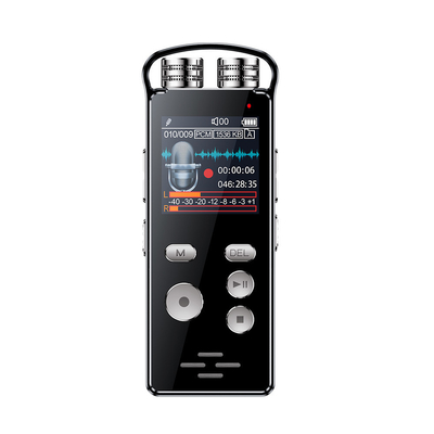 X199 Factory Professional Mini Audio Recorder Voice Activated Digital Voice Recorder Noise Reduction Multi-language Menu