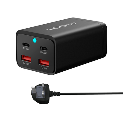 100W PD Fast Charger EU US UK 2 Type-c 3 USB Port Multiple Output Adapter Mobile Phone Travel Wall Charger