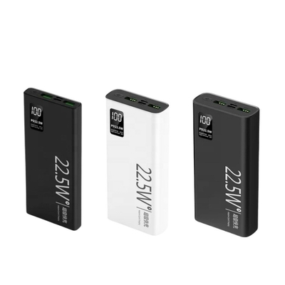 PD20W Super Fast Charging Power Bank 30000mAh with Dual USB Type-C Bidirectional Charging at 22.5W, Portable 20000mAh Power Bank