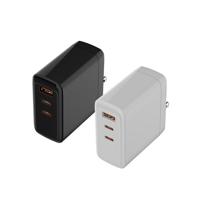 Custom 65W GaN 45W 20W 2 in 1 USB Type C Multifunction Chargers Adapters Charger Type-C Fast Charging
