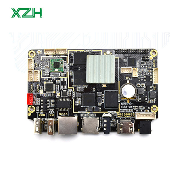 Wireless PCB Voltage Regulator PCB with LAN Port HASL LF Smart Electronics PCBA
