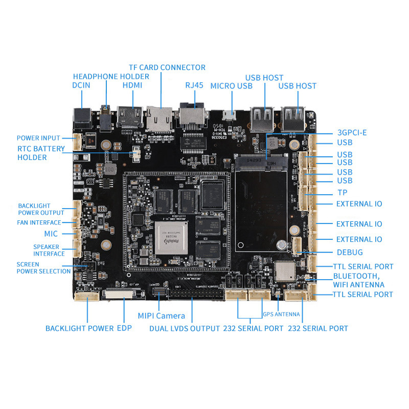 Wireless PCB Voltage Regulator PCB with LAN Port HASL LF Smart Electronics PCBA