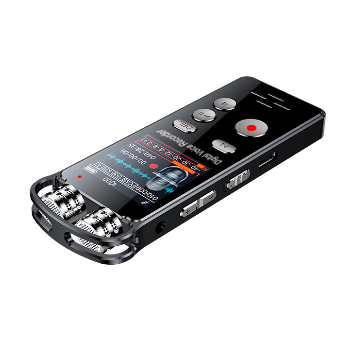 8GB USB LCD Digital Voice Recorder with 1536kbps Multifunction Supports MP3 Player and Dictaphone Records in WAV REC Format