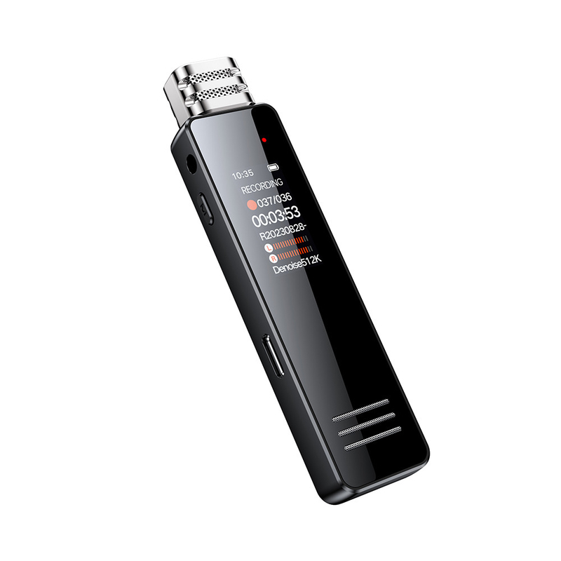 Professional 8GB USB LCD Digital Voice Recorder 1536kbps Multi-Function Dictaphone with MP3 Player WAV/REC Audio Format Support