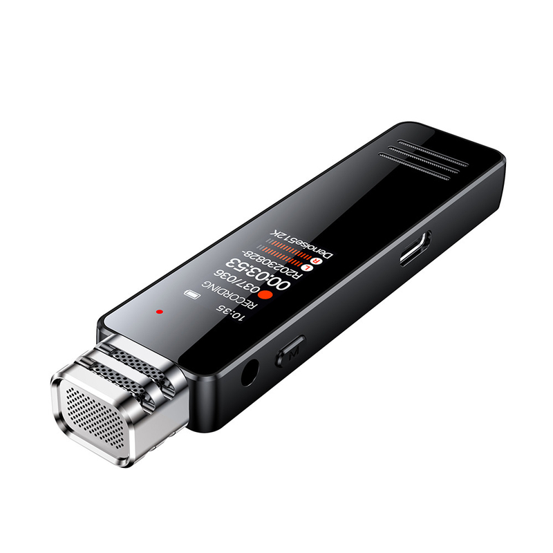 Professional 8GB USB LCD Digital Voice Recorder 1536kbps Multi-Function Dictaphone with MP3 Player WAV/REC Audio Format Support
