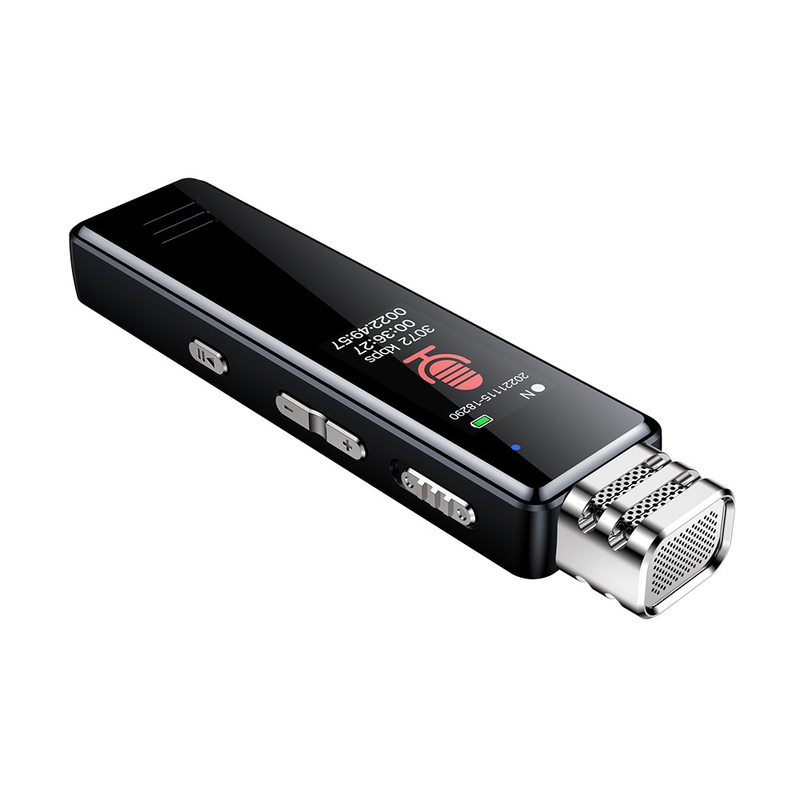 Professional 8GB USB LCD Digital Voice Recorder 1536kbps Multi-Function Dictaphone with MP3 Player WAV/REC Audio Format Support