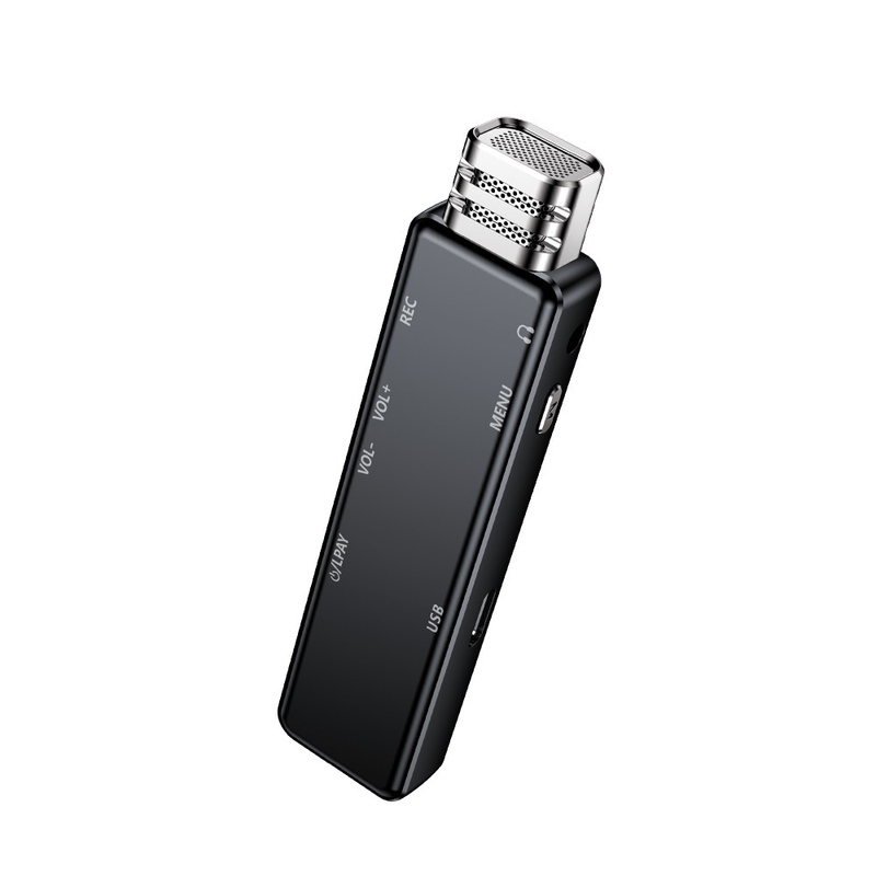 Professional 8GB USB LCD Digital Voice Recorder 1536kbps Multi-Function Dictaphone with MP3 Player WAV/REC Audio Format Support
