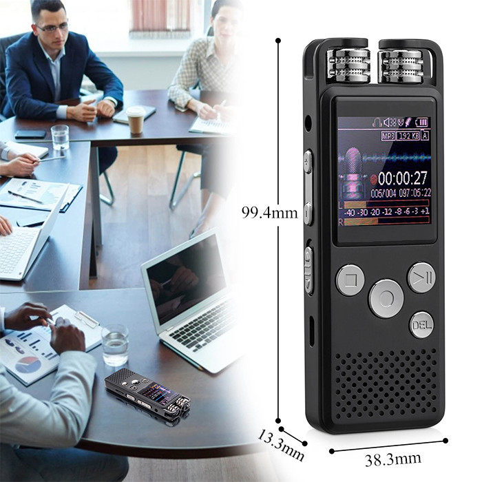 30Hours Long Distance Voice Recorder X169 Professional HD Small Voice Recording