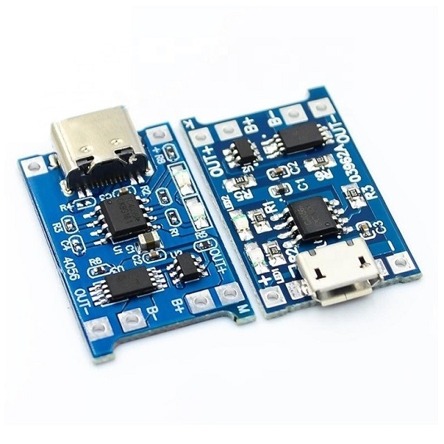 5v 1a Usb 18650 Interface Charging Protection Type-c Lithium Battery Charger Module Tp4056