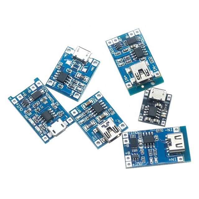 5v 1a Usb 18650 Interface Charging Protection Type-c Lithium Battery Charger Module Tp4056
