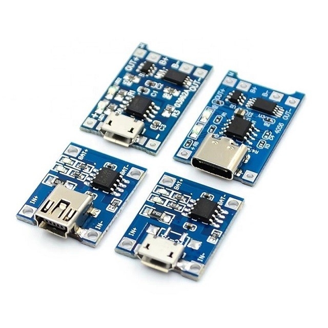 5v 1a Usb 18650 Interface Charging Protection Type-c Lithium Battery Charger Module Tp4056