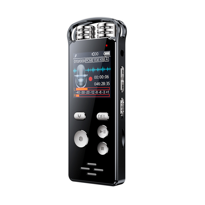 X199 Factory Professional Mini Audio Recorder Voice Activated Digital Voice Recorder Noise Reduction Multi-language Menu