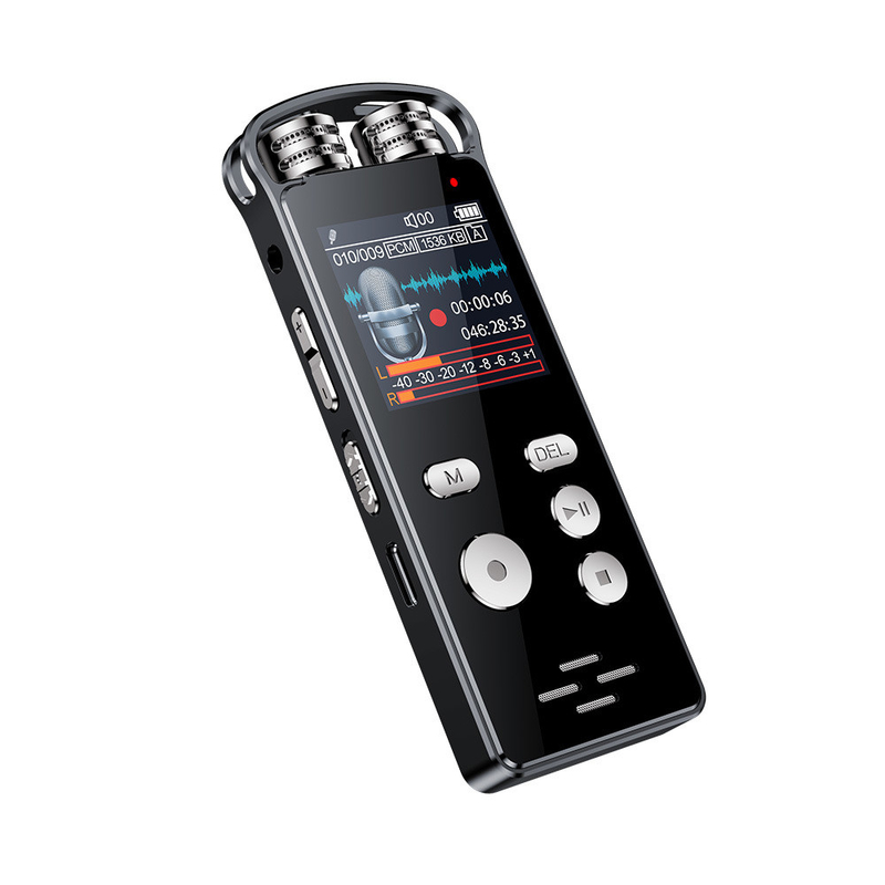 X199 Factory Professional Mini Audio Recorder Voice Activated Digital Voice Recorder Noise Reduction Multi-language Menu