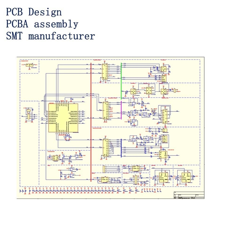 Multilayer PCB Schematic Design Fabrication Services Custom design all electronic product pcb one stop service PCBA