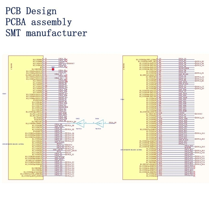 Multilayer PCB Schematic Design Fabrication Services Custom design all electronic product pcb one stop service PCBA