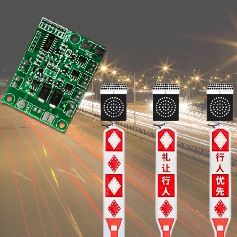 1.2V Wireless Synchronous Solar Spike Lamp Circuit Board Solar Indicator