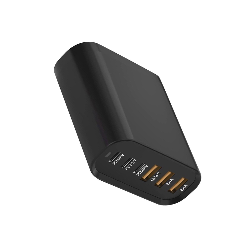 High-Power 155W GaN Multi-Plug USB A+C Charger: Fast Charging With Universal Travel Adapter