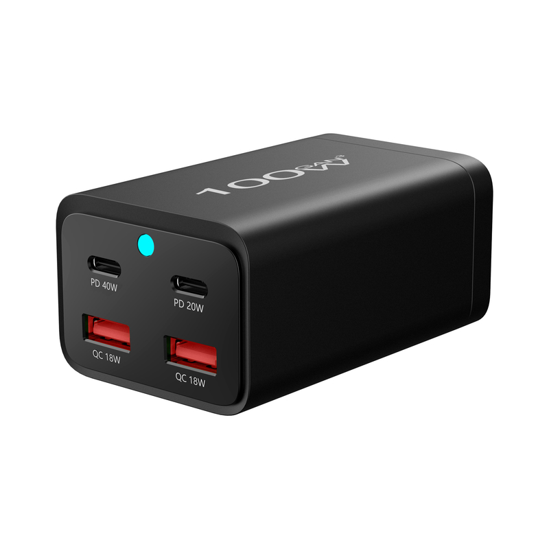 100W PD Fast Charger EU US UK 2 Type-c 3 USB Port Multiple Output Adapter Mobile Phone Travel Wall Charger