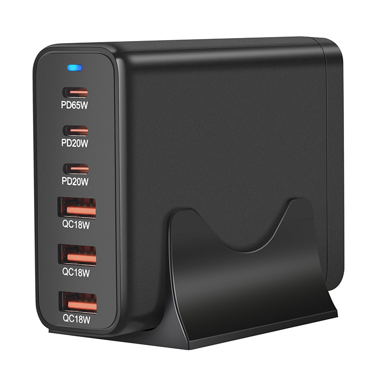 Hot US EU UK AU Multiport USB C PD Fast Charging Wall Charger 120W GaN 6 Port 3 USB C 3 USB a for iPhone Android Mobile