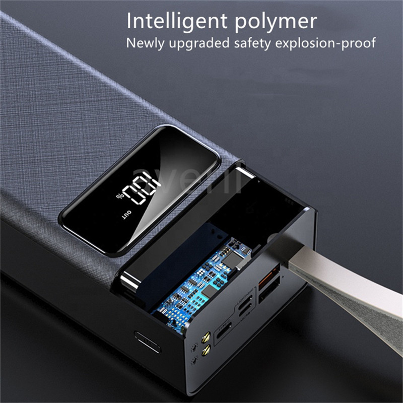 OEM/ODM Custom 20000mAh Powerbanks With Digital Display Dual USB Type C Output 22.5W Portable Power Bank 20000mAh Power Station
