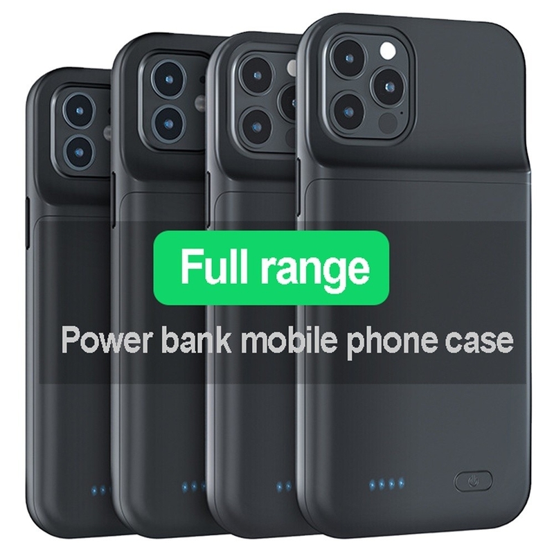 Hot Selling External Back Clip Battery ABS+TPU Phone Case Wireless Power Bank for Iphone 13/12/11PRO/MAX,/XR,/7/8 OEM Power Bank