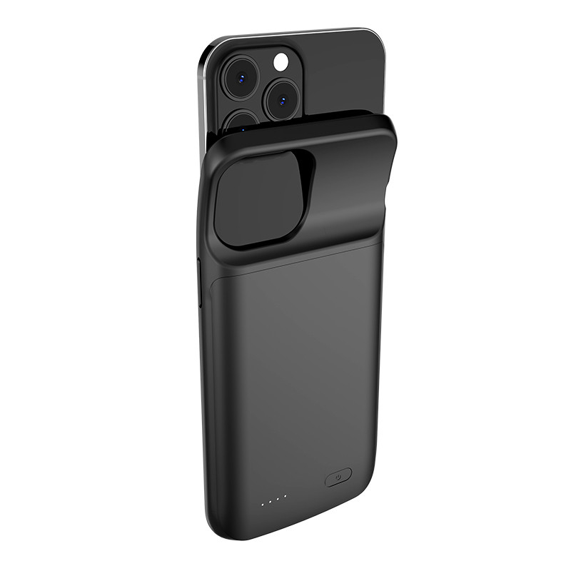 Hot Selling External Back Clip Battery ABS+TPU Phone Case Wireless Power Bank for Iphone 13/12/11PRO/MAX,/XR,/7/8 OEM Power Bank