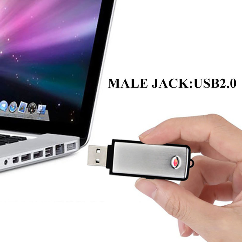 8GB Digital Voice Recorder With Lithium Battery Multi-Function Supports MP3 Player & WAV REC Music USB Disk Voice Recorder