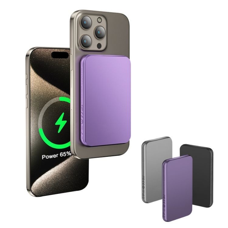 Large Capacity Power Bank Charging 5000mah Fast Charging Magnetic Wireless Portable Charger Mini 20w Power Banks Use Cable