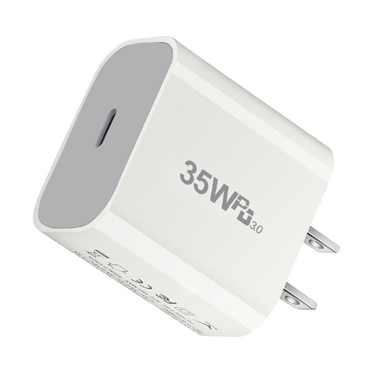 Wholesale Adapter PD 35W Charger Type-C Fast Adopt EU US UK Plug USB C Wall Charger Block for Ipad Iphone
