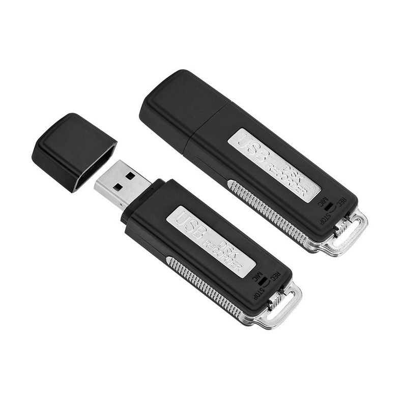 Professional Portable USB Recording Device One-Key Recording Flash Drive With Digital Audio Formats MP3 WAV REC