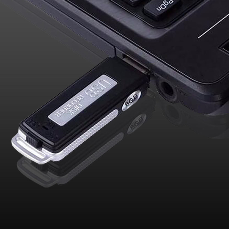 Professional Portable USB Recording Device One-Key Recording Flash Drive With Digital Audio Formats MP3 WAV REC