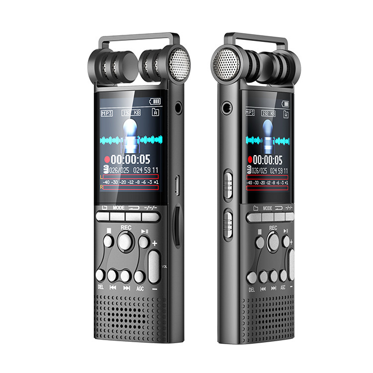 Digital Voice Recorder Continuous Recording Built-in Two Microphones Voice Recorder Audio Recording
