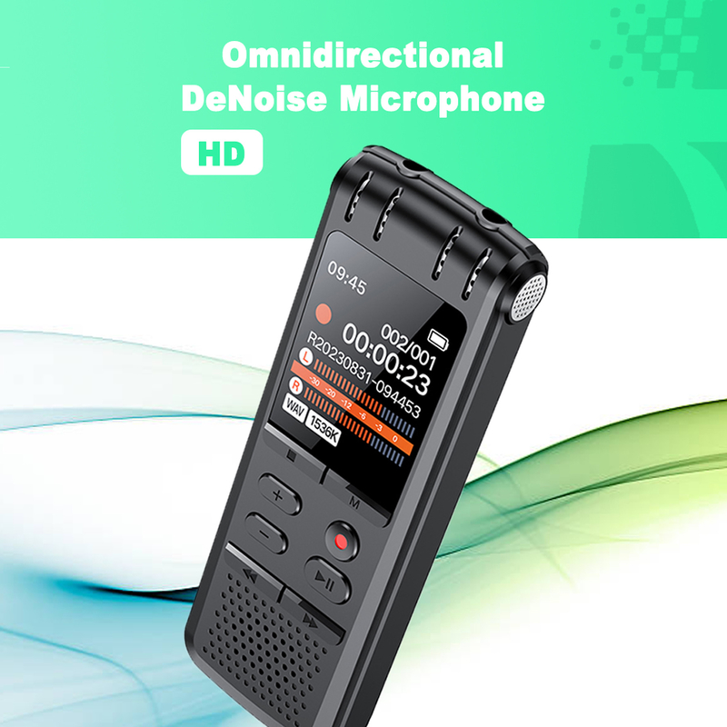 High Capacity Recording Device Digital Recorder 4 in 1 Interface 9248 Hours Noise Canceling Device Voice Recorder