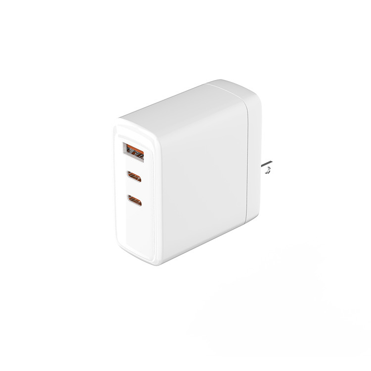 Custom 65W GaN 45W 20W 2 in 1 USB Type C Multifunction Chargers Adapters Charger Type-C Fast Charging