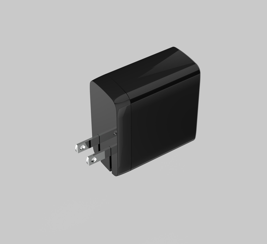 Custom 65W GaN 45W 20W 2 in 1 USB Type C Multifunction Chargers Adapters Charger Type-C Fast Charging