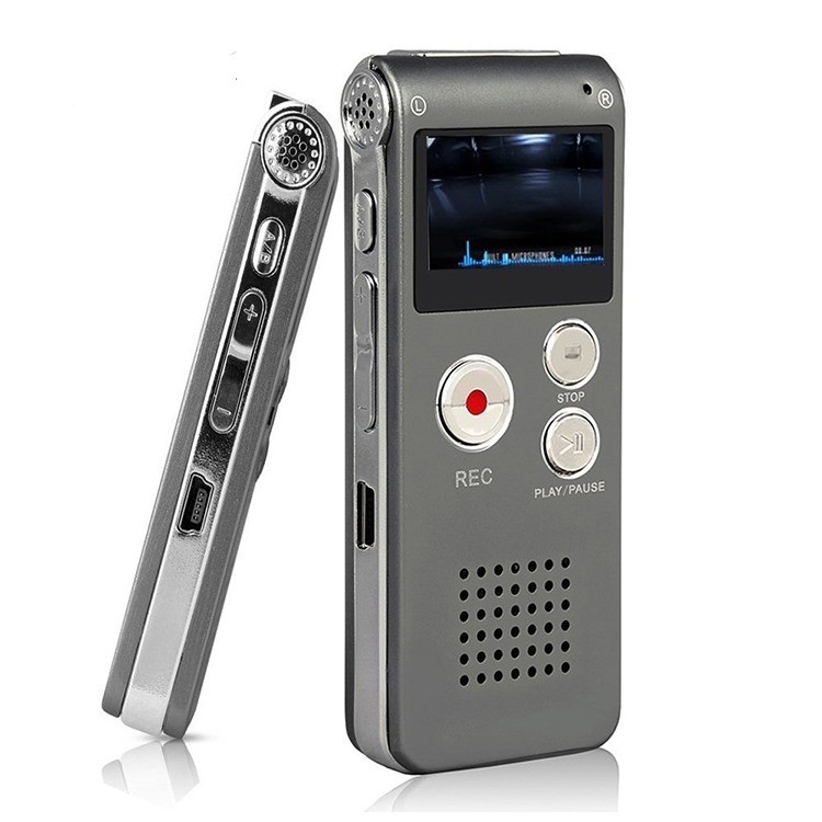 X189 Professional Mini Recorder Music Player Noise Reduction Function AGC Recording Gain Multi-language Settings Voice Recorder
