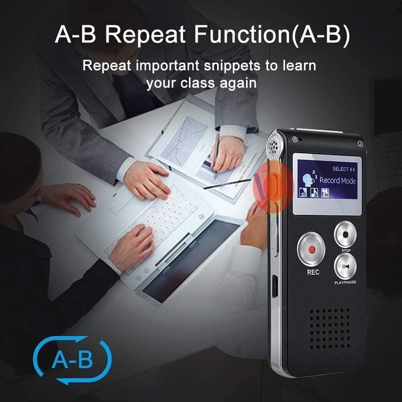 X189 Professional Mini Recorder Music Player Noise Reduction Function AGC Recording Gain Multi-language Settings Voice Recorder