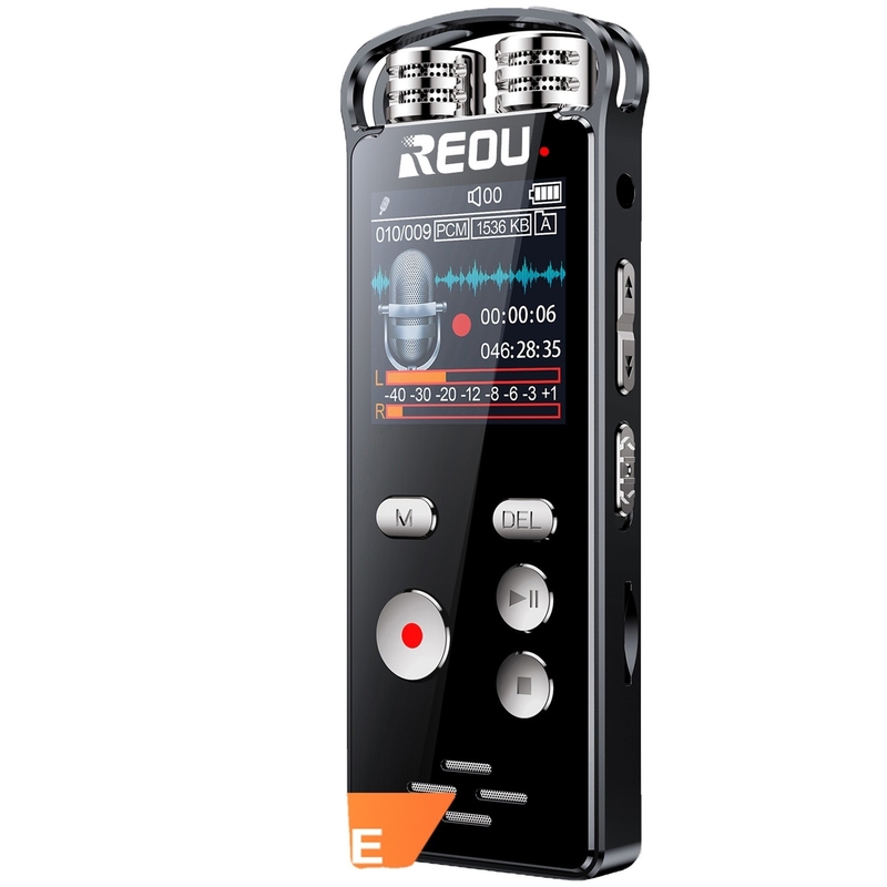 AI Audio Recorder Hidden Dictaphone Recording Device, Voice Activated, Quick Recording Digital Voice Recorder