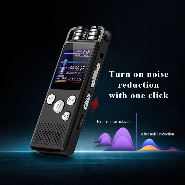 X189 Professional Mini Recorder Music Player Noise Reduction Function AGC Recording Gain Multi-language Settings