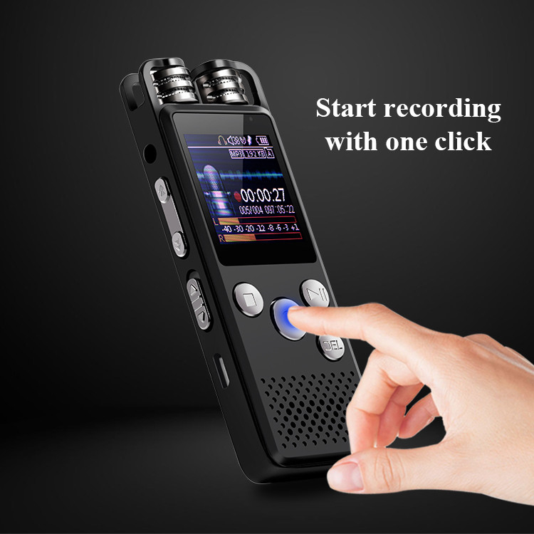 X189 Professional Mini Recorder Music Player Noise Reduction Function AGC Recording Gain Multi-language Settings