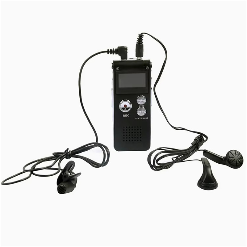 Professional Mini Hidden spy Recorder Music Player Noise Reduction Function AGC Recording Gain Multi-language Voice Recorder
