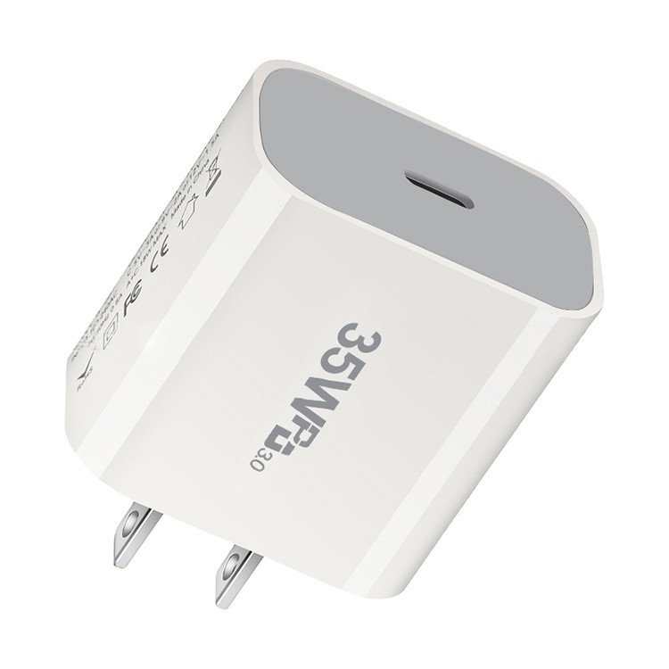 Wholesale Adapter PD 35W Charger Type-C Fast Adopt EU US UK Plug USB C Wall Charger Block for Ipad Iphone