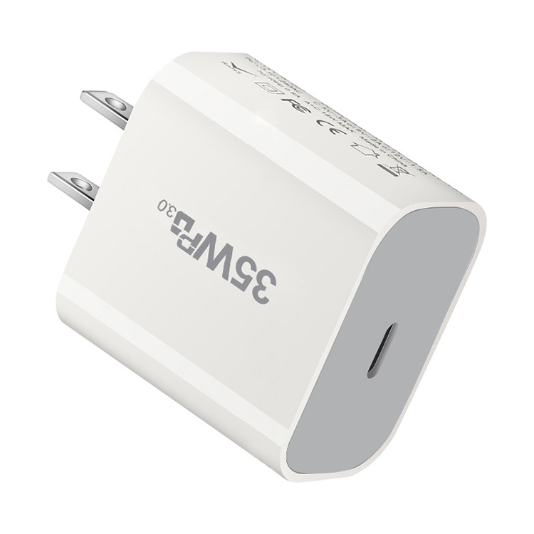 Wholesale Adapter PD 35W Charger Type-C Fast Adopt EU US UK Plug USB C Wall Charger Block for Ipad Iphone