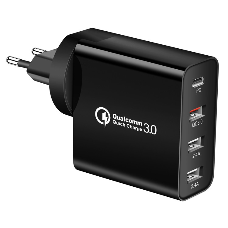 Pd USB Charging Station with Quick Charge 3.0 XZH 4 USB Charging Hub Desktop USB Charger Station for Multiple Devices