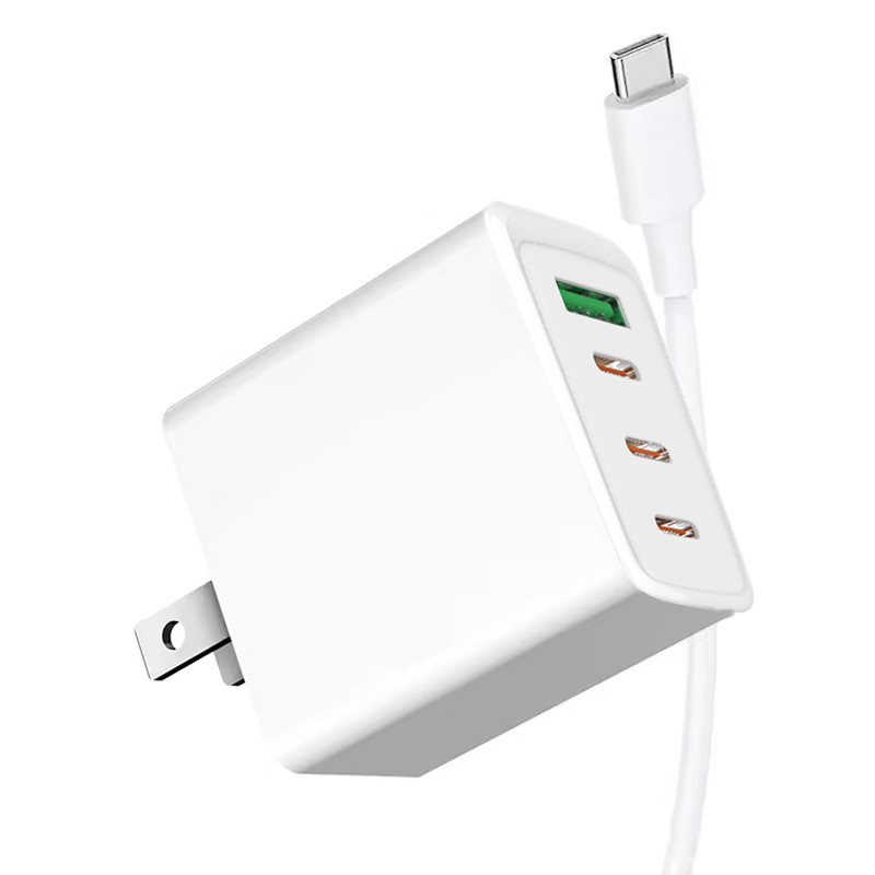 PD 65W Adapter Usb Type c Type-c Fast Charging EU US Plug Cargadores Para Celular GaN Wall Charger Cable for Phone 14 15 Pro Max