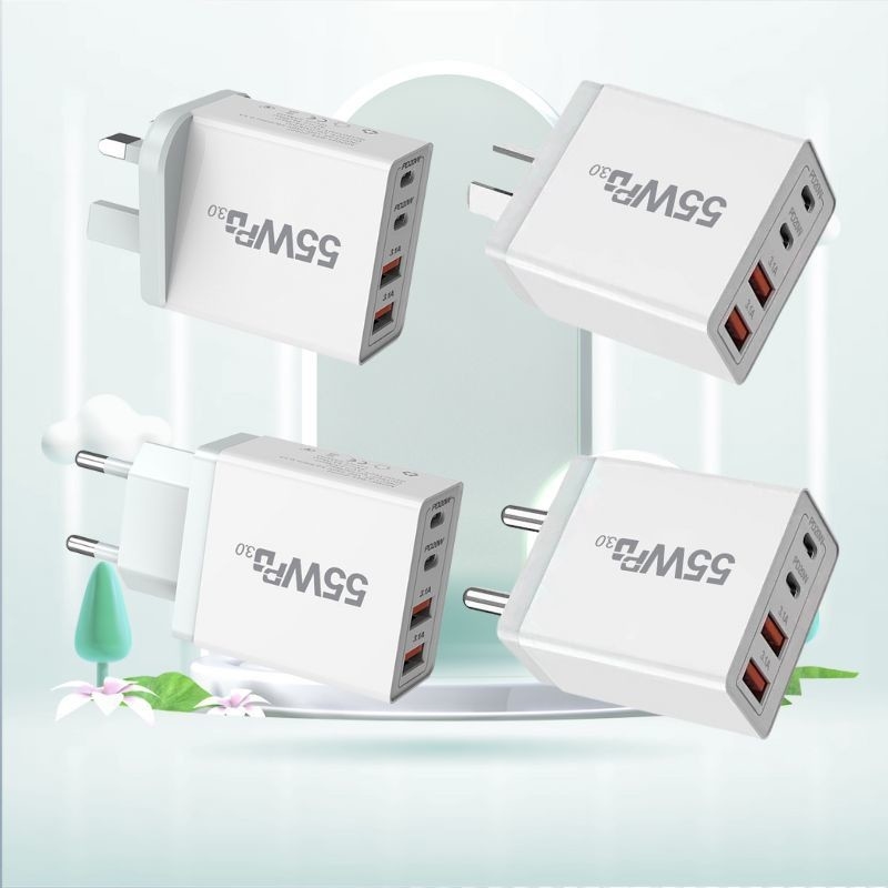 Popular Products 2024 Electronic Product Phone Charger Technology Usb Hub Charger Wall Power Adapter for Phone and Tablet