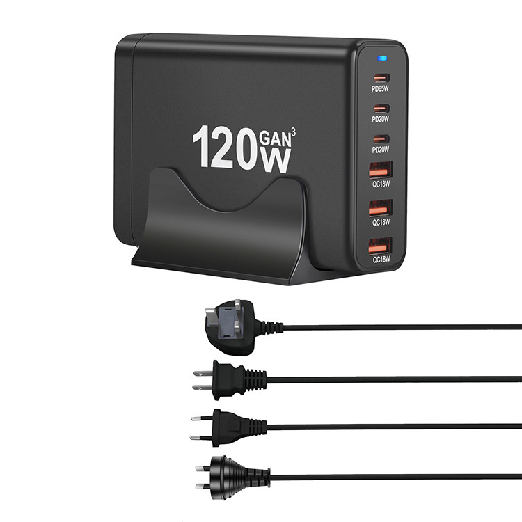 65W Max Single Port Dual 20W Qc 18W Charger PD/PPS USB C Super Fast Charging Block