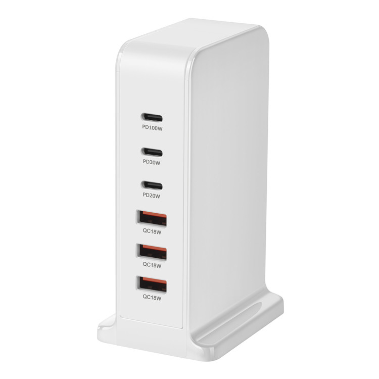 168w Usb Charger Pd Usb Type C Power Gan Tech Fast Charger for Macbook Tablet