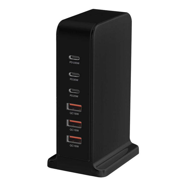 168w Usb Charger Pd Usb Type C Power Gan Tech Fast Charger for Macbook Tablet
