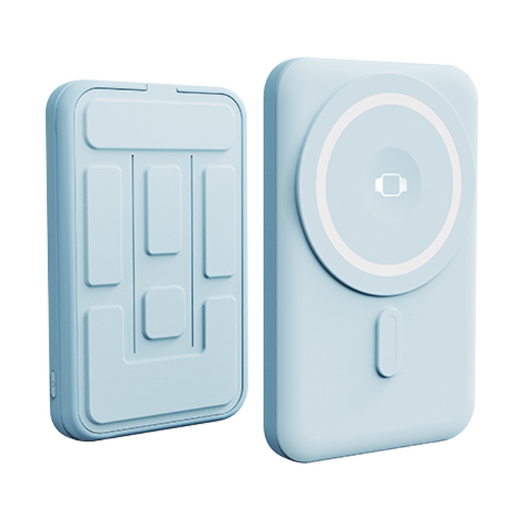 2024 Newest Mini Portable Charger 5000mah Custom Powerbank Magnetic 10000mah Wireless Charger Power Bank